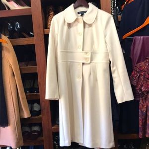 French Connection Ivory Empire Coat